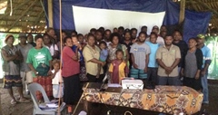 Biosecurity conducts Integrated Pest & Disease Management awareness at Falake community