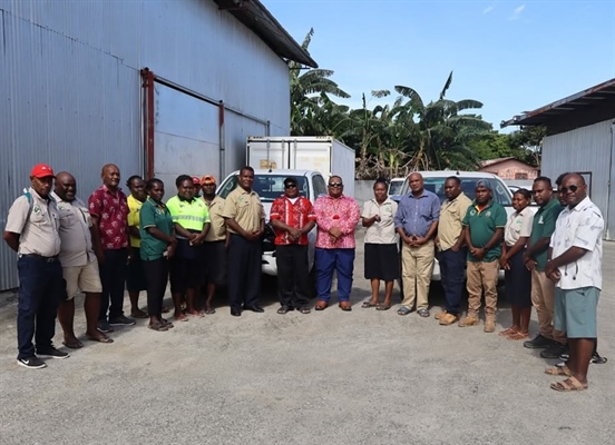 MALD MINISTER HANDS OVER NEW VEHICLES TO MAL RESEARCH AND BIOSECURITY